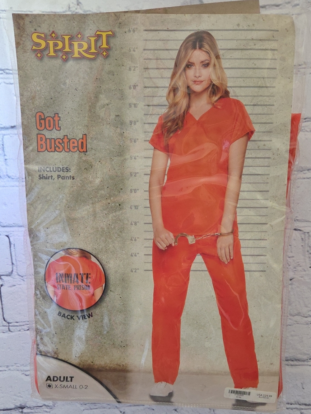 Spirit Halloween Got Busted Costume